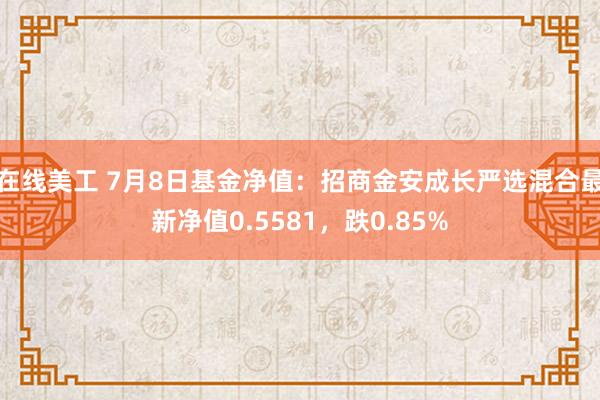 在线美工 7月8日基金净值：招商金安成长严选混合最新净值0.5581，跌0.85%